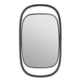 thumbnail image 2 of Danya B. Sonya 29.6-inch Contemporary Rectangular Wall Mirror with Black Iron Frame, 2 of 9