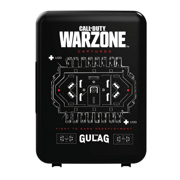 Call of Duty Warzone 4L 6-Can Mini Fridge, Black