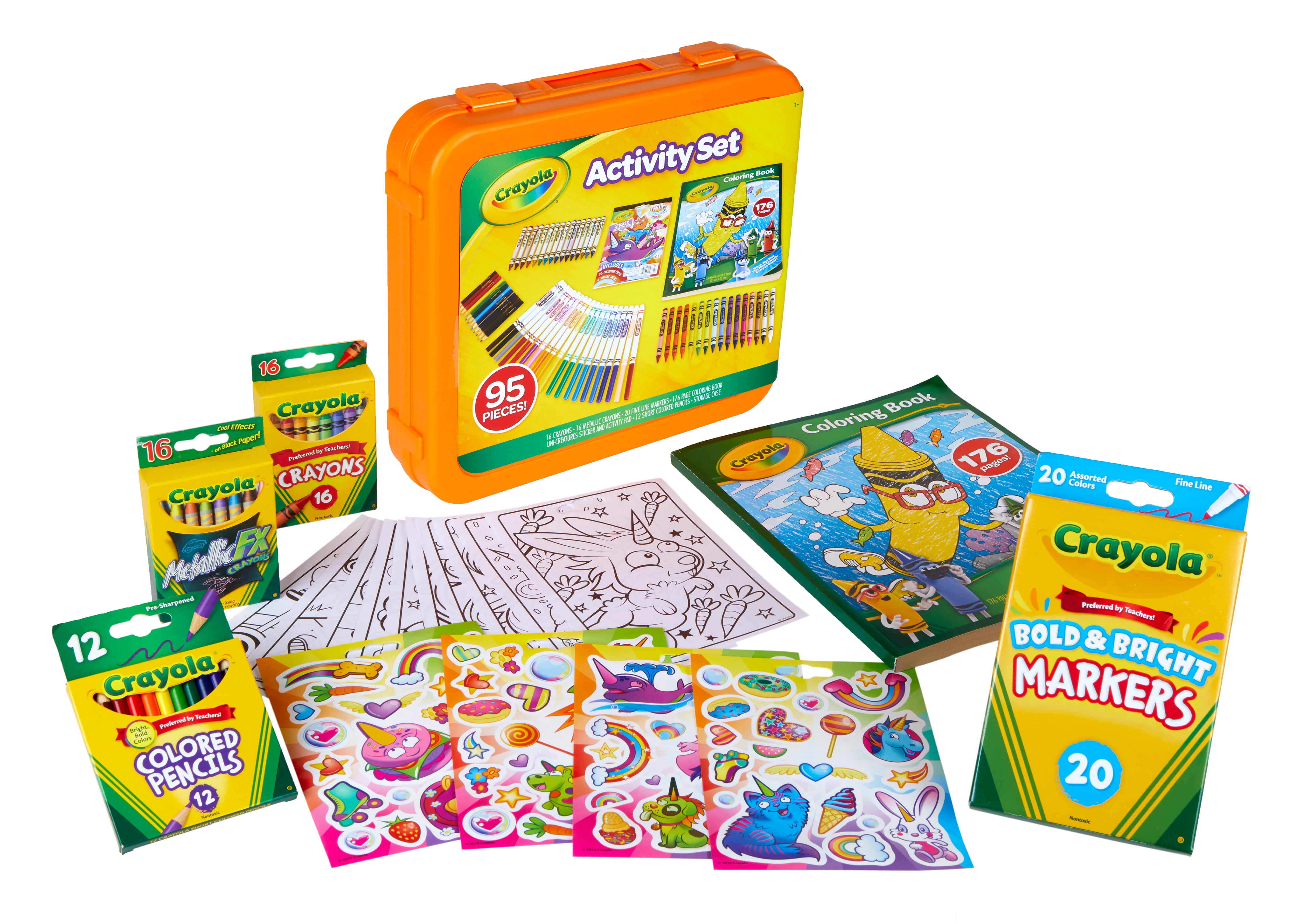 Crayola Core Activity Set, 95 Pieces, Beginner Child - Walmart.com