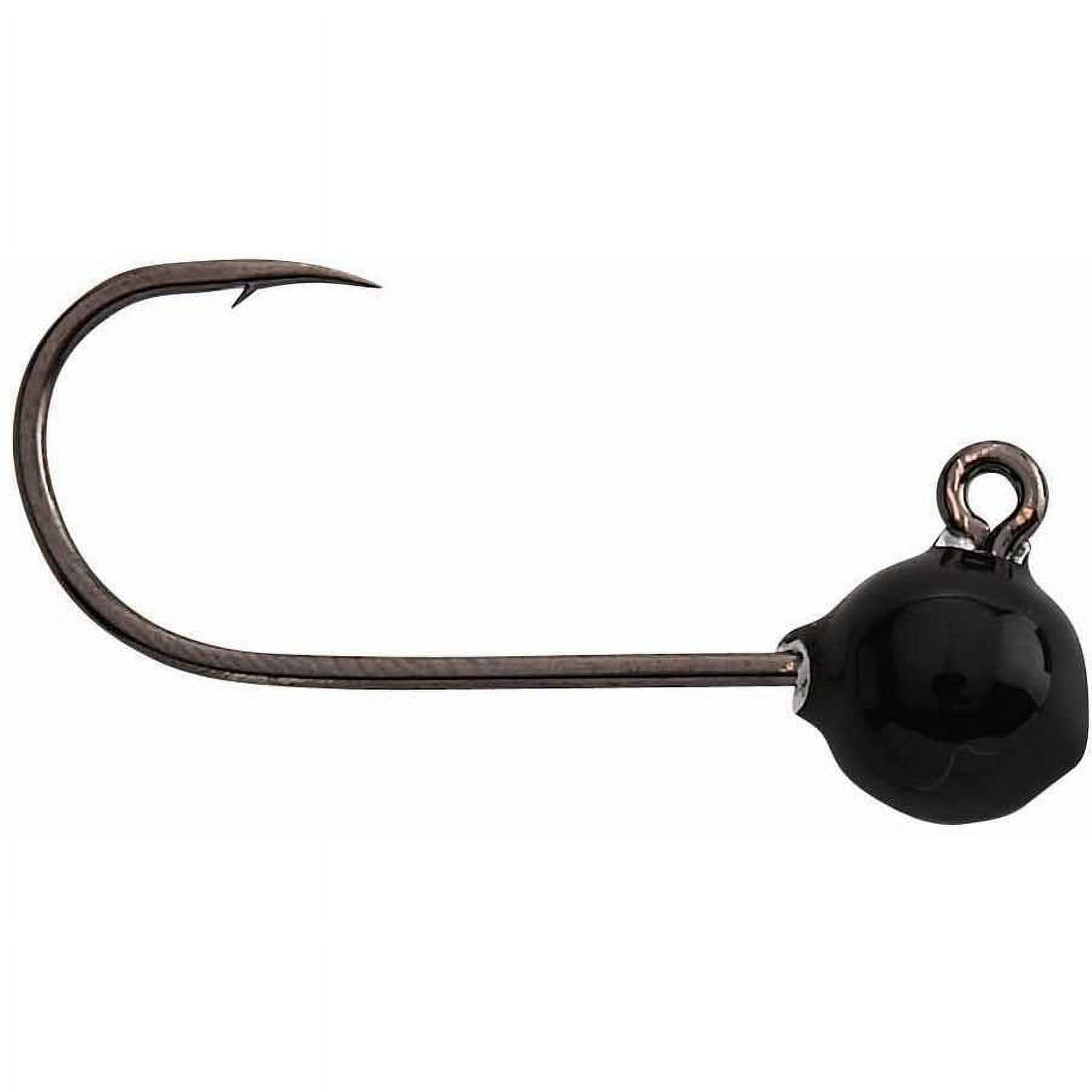 (2 pack) Yakima Bait Maxi Jig Heads, 3pk, 1/4 oz, Black