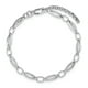 SS White Ice Diamant w/1.25in ext Bracelet 7 Pouces "Bracelets" – image 4 sur 5