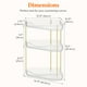 thumbnail image 4 of Organizador de mostrador de baño Lifewit de 3 niveles, esquina, transparente, 4 of 8