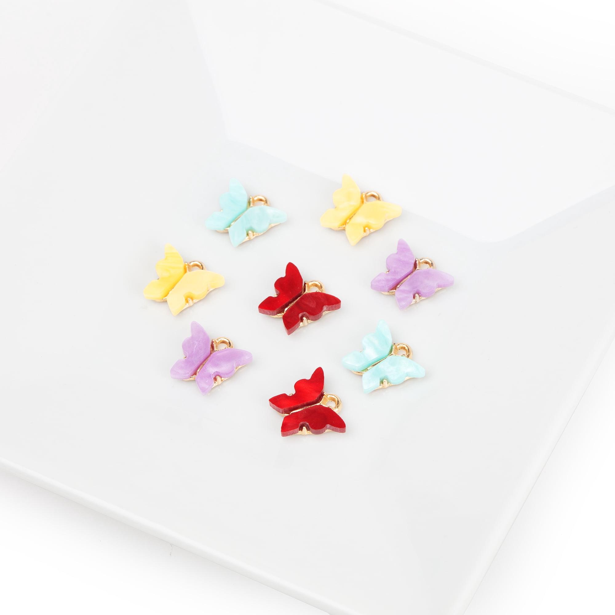 Cousin DIY Acrylic Butterfly Charms, Gold Metal, 8 Piece, Adult-Model 69995713