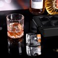 thumbnail image 3 of Ticent Clear Ice Cube Maker Mold - 2 Inch Crystal Clear Ice Cube Tray Make 8 Large Square Ice Cubes for Cocktail, Whiskey & Bourbon Drinks, Gifts for Men, 3 of 6