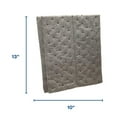 thumbnail image 3 of Spilfyter Small Task Absorbent Pads - 13" x 10", 100-Pack - Universal Leak, Drip, and Spill Control, 12 Gal Absorbency- GFF-1310, 3 of 8