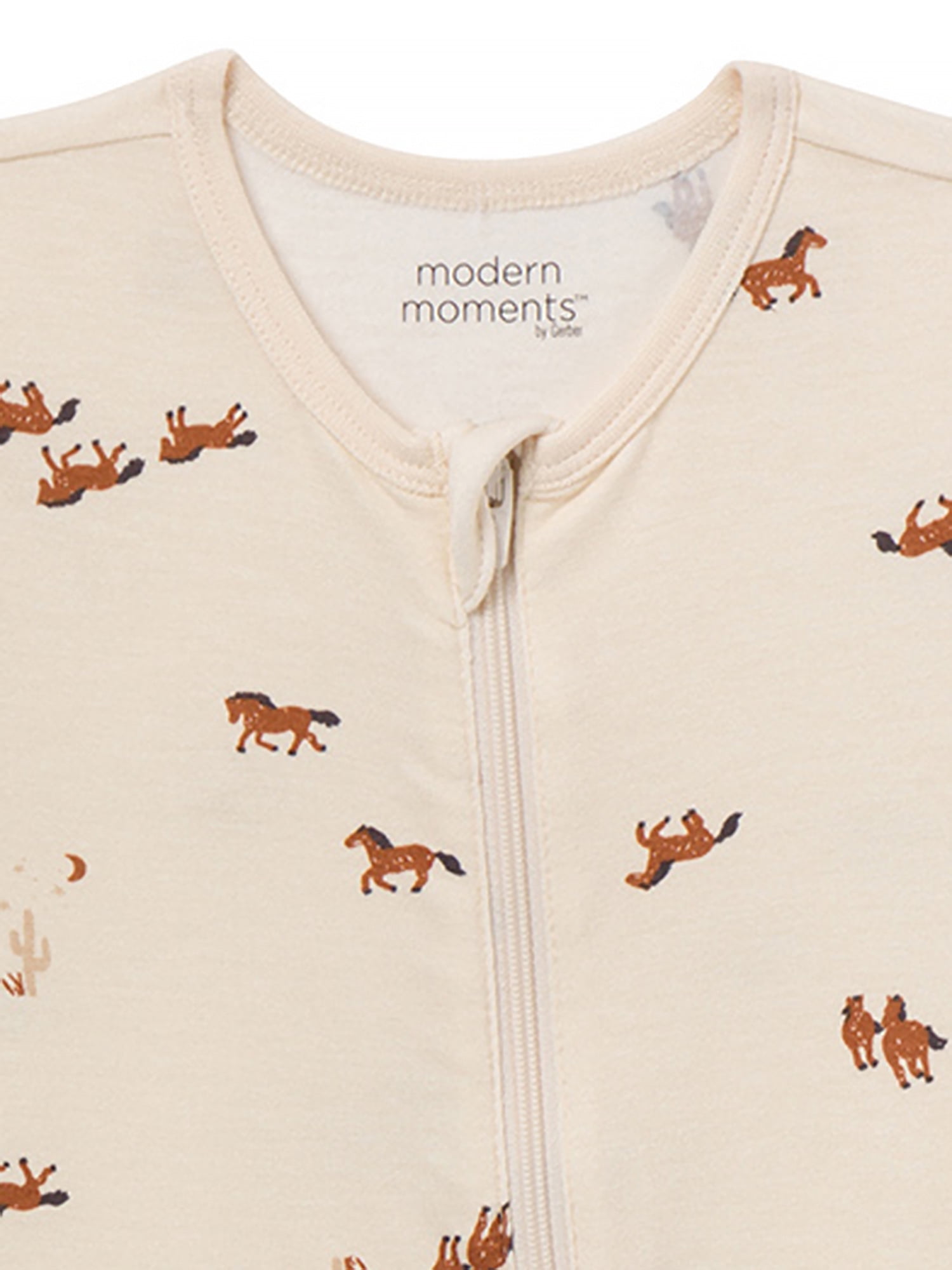 Modern Moments by Gerber Baby Neutral Super Soft Viscose Sleep N´Play With Mitten Cuff, Sizes Newborn - 6/9 Months