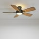thumbnail image 1 of Ventilador de Techo TALOYA negro de 46 Pulgadas con Luz y Control Remoto Regulable para Dormitorio, 1 of 9