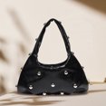 thumbnail image 3 of Bolso Axila Fresco Punk para Holgado Gran Capacidad PU Mujer, 3 of 8