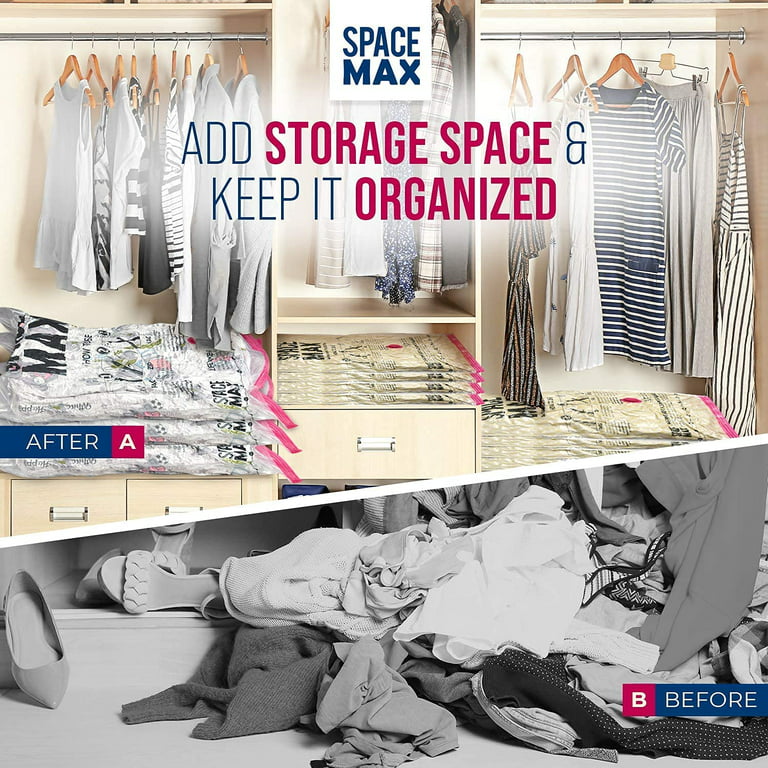 Spacesaver Vacuum Storage Bags Save 80% On Clothes Storage Space
