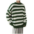 thumbnail image 3 of Turilly Women Fashion Casual Loose Full-Sleeve O-Neck New Trend Striped Sweater Pullover, 3 of 5