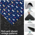 thumbnail image 3 of Dark Blue Christmas Dog and Snowman Pattern Kitchen Rugs Sets Of 3,Kitchen Runner Rugs Non Skid Washable,Decorative Kitchen Floor Mats for Kitchen,Sink,Laundry,17"x30"+ 17"x47" + 17"x59", 3 of 6