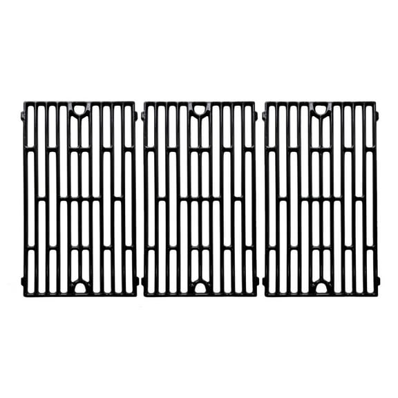Replacement Gloss Finish Porcelain Coated Cast Iron Cooking Grates for jenn Air JA480, Gas Models, Set of 3