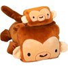 KIDS PREFERRED Cozy & Calm Weighted Plush Stuffed Animal and Pillow Set - Monkey, Multicolor