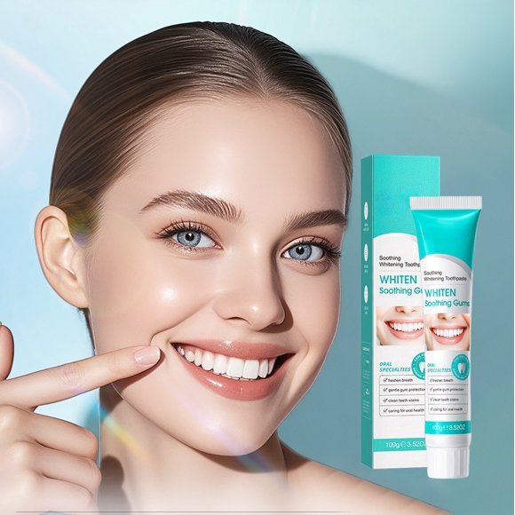 Pisexur Belleza Maquillaje Pasta dental blanqueadora calmante, limpieza profunda, dientes fuertes, limpieza bucal fresca, cuidado suave, descontaminación profunda, mejora lpara mujeres y hombres