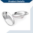 thumbnail image 2 of Cubierta de moldura de luz de niebla Unique Bargains para Honda CR-V 2010-2011, delantero izquierdo, delantero derecho, moldura de lámpara de luz de niebla ABS, 1 par, tono plateado, 2 of 5