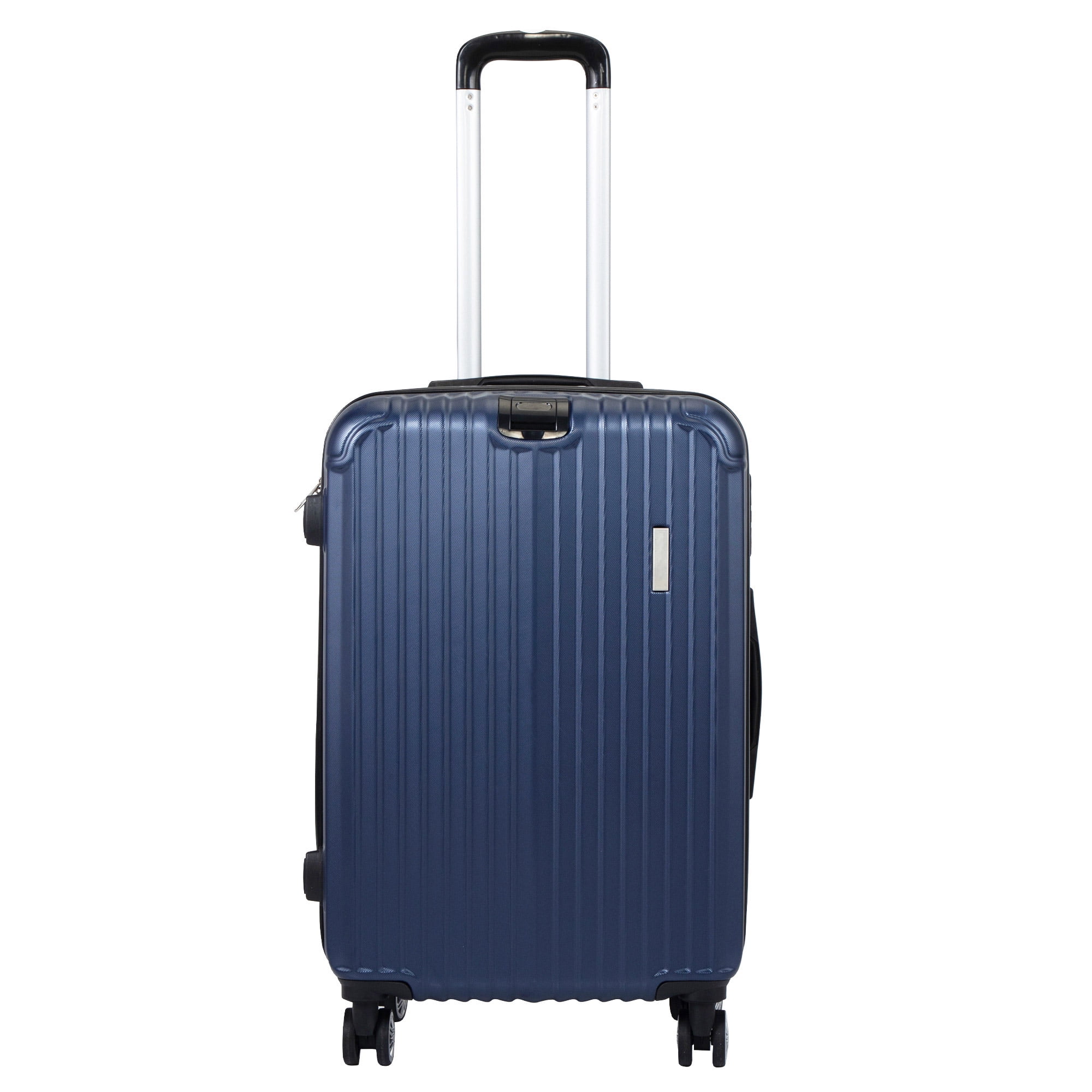 Kepooman Expandable Suitcase, Vertical Striped Suitcase, 3-piece Set, Blue Kepooman Expandable Suitcase, Vertical Striped Suitcase, 3-piece Set, Blue