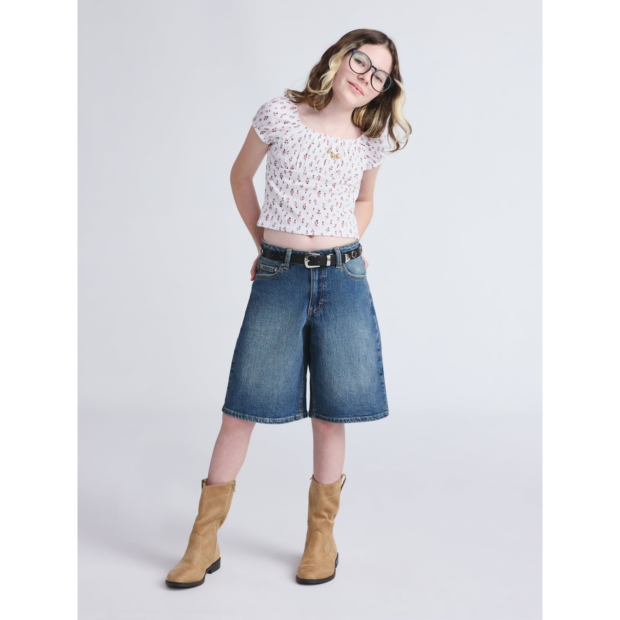 Weekend Academy Girls Cap Sleeve Top