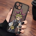 thumbnail image 5 of ¡Anime Yu-Gi-Oh! Funda de teléfono para iPhone 16 15 14 13 12 11 Mini Pro Max X XR XSMax 7 8 Plus cubierta trasera transparente mate, 5 of 5