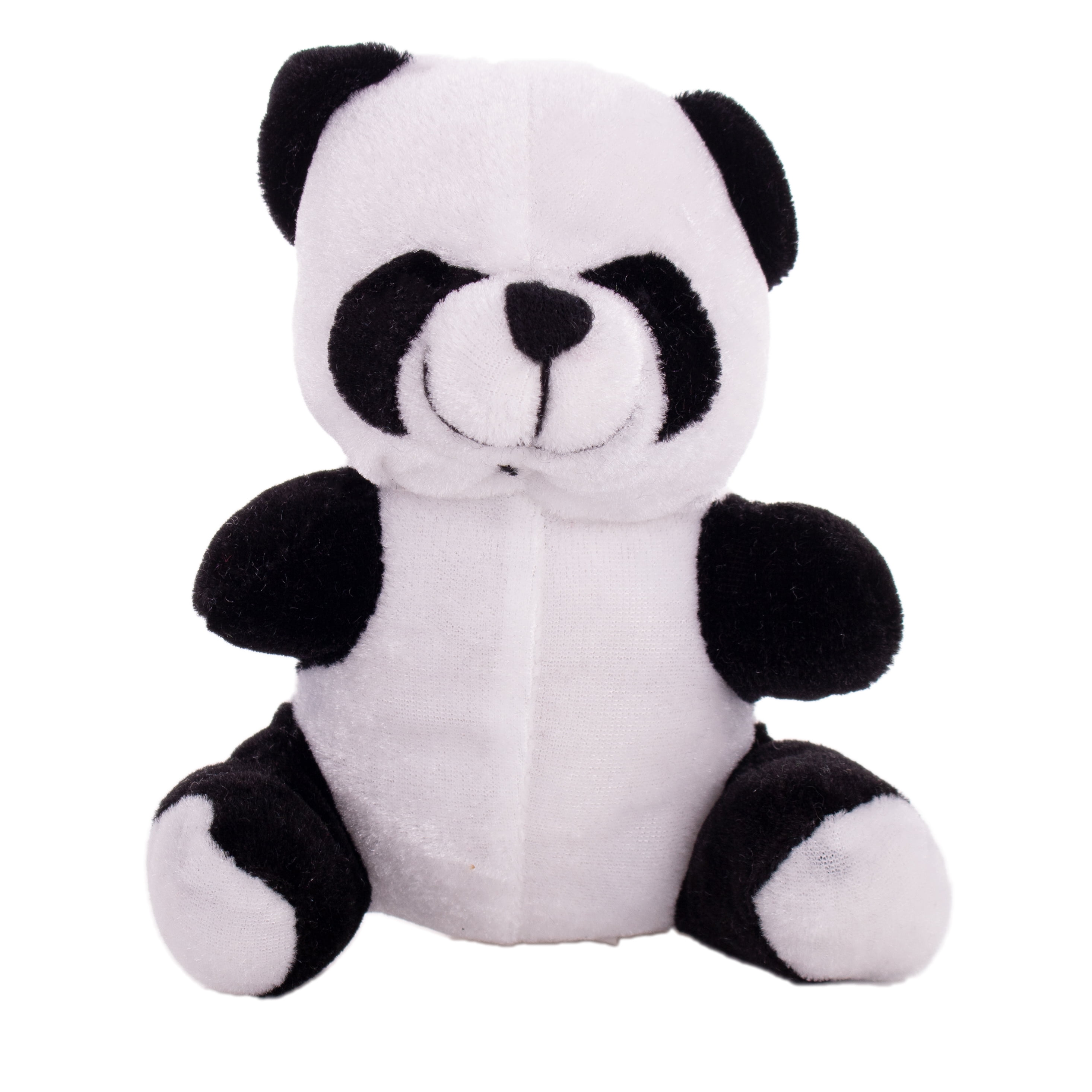 US Toy Cute Holiday Stuffed Panda 6.25" Plush Animal, Black White