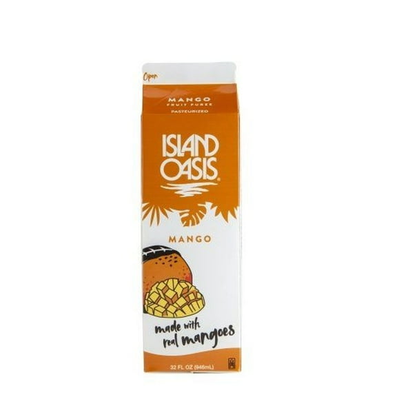 Island Oasis Mango Beverage Mix, 32 Fluid Ounce -- 12 per case