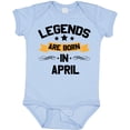 thumbnail image 3 of Inktastic Legends Are Born in April Boys or Girls Baby Bodysuit, 3 of 5