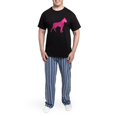 thumbnail image 5 of CafePress - Boxer Silhouette Men's Dark Pajamas - Men's Dark Loose Fit Cotton Pajama Set, 5 of 7