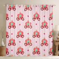 thumbnail image 1 of Erosebridal Rideaux et Draperies de Princesse Citrouille (38x45), Imprimé Cœur d'Amour Rouge Rideaux Occultants 30 %-50 % pour Chambre, Rose, 1 of 6