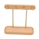 thumbnail image 1 of Organizador de joyas con gancho para llaves de escritorio de madera con 4 ganchos y Haya, 1 of 9