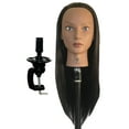 thumbnail image 5 of Synthetic Fiber Mannequin Head with Long Hair, Hairdresser/Cosmetology Training, 30 in., 5 of 5