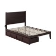 thumbnail image 4 of AFI NoHo Solid Wood Bed with 2 Drawers and USB Charger, Full, 4 of 10