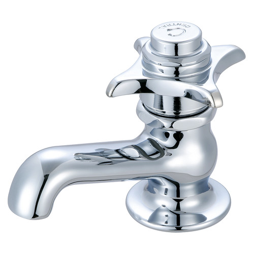 Central Brass Single Hole Sink Faucet with Single Cross Handle