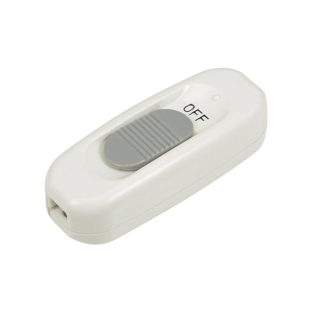 Uxcell Ac 250v 3a On Off Inline Cord, Table Lamp Inline Light Switch