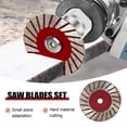 thumbnail image 4 of Lttoisl 1.57 Inch Diamond Saw Blades Set, 40mm Multi-Functional Professional Stone Cutting Discs for Granite, Marble, Sandstone, Wet & Dry Use, Durable Grinder Blades for DIY Projects, 4 of 7