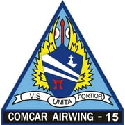 3.8 Inch COMCAR Airwing - 15 Decal Sticker