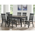 thumbnail image 2 of Steve Silver Raven Noir Two-Tone Dining Side Chair in Black (Set of 2), 2 of 5