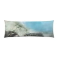 thumbnail image 1 of BSDHOME Taie d'Oreiller Longue Rochers et Oiseaux 20x60 Pouces, 1 of 2