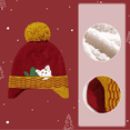 thumbnail image 3 of Tuque pour Enfants, Bonnet Chaud d'Hiver pour Garçons et Filles en Molleton, 3 of 5