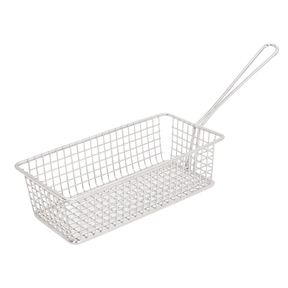 YAHHU 304 Stainless Steel Deep Fryer Basket with Long Handle – Multifunctional, Easy‑Clean, Portable Frying Basket for Kitchen, Restaurant & Home Use
