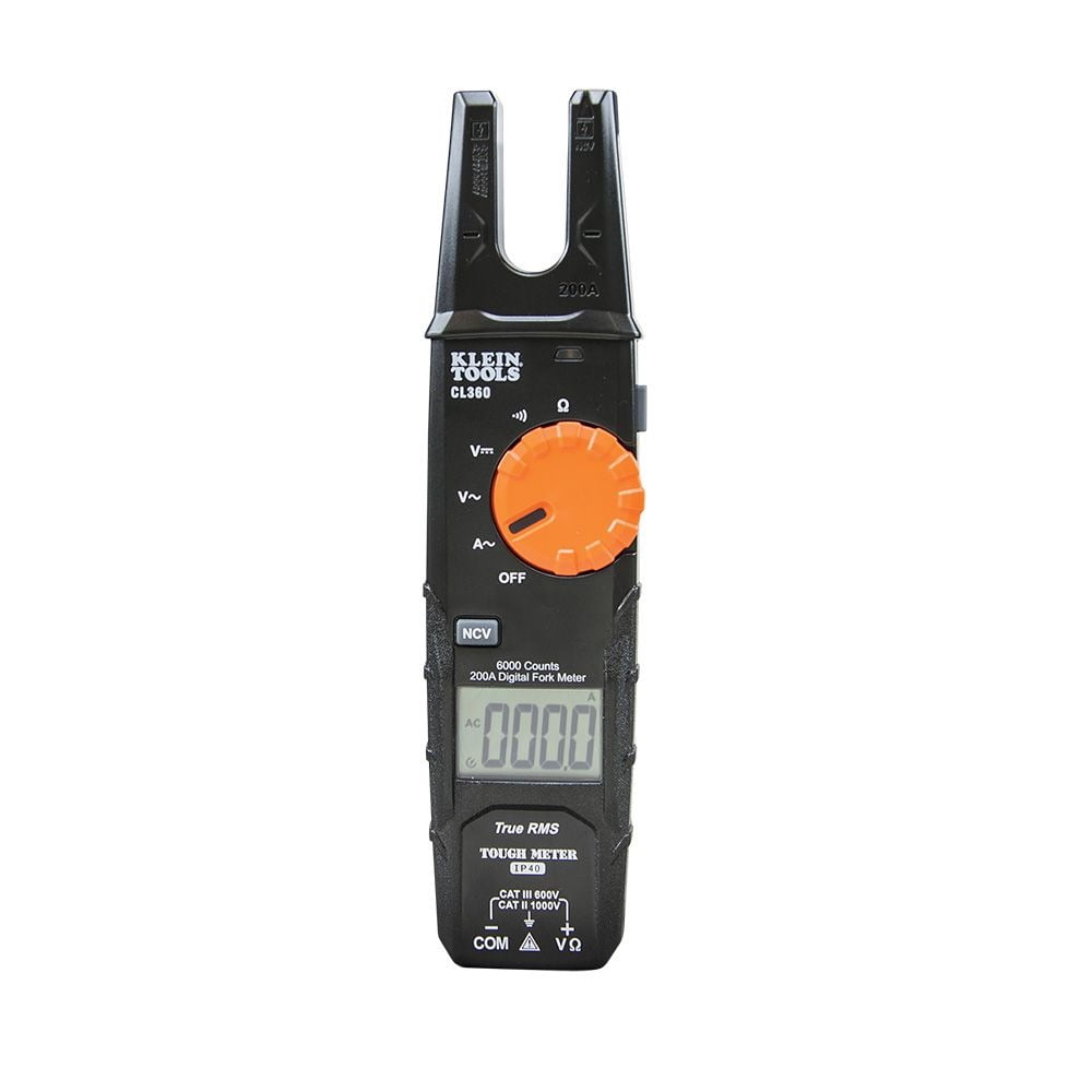 Klein Tools Open Jaw Fork Meter 200A Ac