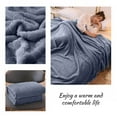 thumbnail image 4 of LSLJS Throw Blankets Soft Fuzzy Warm, Fuzzy Throw Blankets Couch Fleece, Throw Blankets Bed Cozy Machine Washable Plush Thick Comfy Checkered Furry Sofa, Throw Blanket, 4 of 9