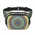 thumbnail image 1 of Easygdp Round Mandala1 Fanny Packs para Mujeres y Hombres, Bolsa de Cinturón, Bolsos de Cruz para Trabajo/Correr/Senderismo, 1 of 9