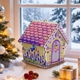 thumbnail image 3 of Christmas Pearl And Art Diy Ornament Art Set - Handmade Wooden Pendant Kit For Holiday Decor And Gift Giving, 3 of 8
