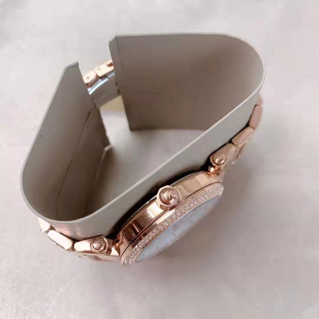 Michael Kors Ladies Watch MK5781 Parker Rose Gold Crystals Extra Links & Working Michael Kors MK5781 Parker Rose Gold Stainless Steel Women main image 4