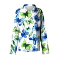 thumbnail image 3 of Fewfanhot Women's Clothing Button Down Dressy Floral Printed Long Sleeve Blouse Business Casual Work Tops, 3 of 5