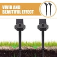 thumbnail image 5 of MLINS Solar Powered Garden Light for Decoration with Long Lifespan LED Black Plastic 2Pcs, 5 of 8
