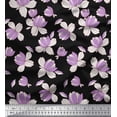 thumbnail image 1 of Soimoi Cotton Duck Fabric Petals Floral Printed Fabric 1 Yard 42 Inch Wide, 1 of 1