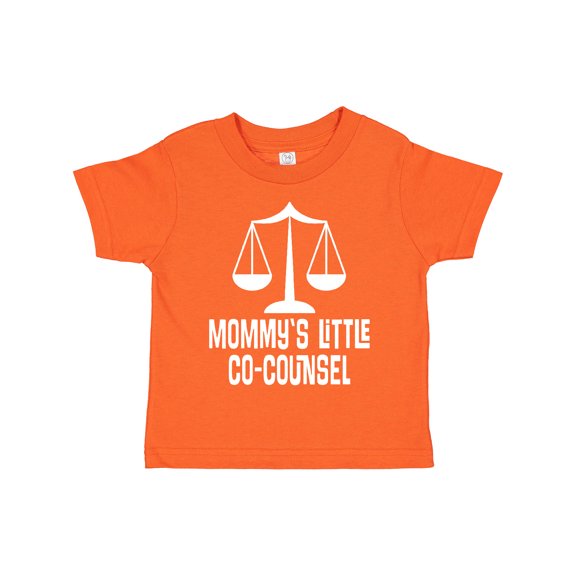 Inktastic Lawyer Mommy Little Co Counsel Boys or Girls Toddler T-Shirt