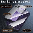 thumbnail image 2 of ShellTech Compatible with iPhone 13 Pro Case, Slim Fit Hybrid Glitter Bling Sparkly Case for Women Shockproof Protective Flexible Bumper Cover for iPhone 13 Pro,Purple, 2 of 17