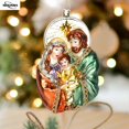thumbnail image 5 of Colgante navideño, productos hechos a mano de vidrio, artesanías para colgar en el hogar., 5 of 5