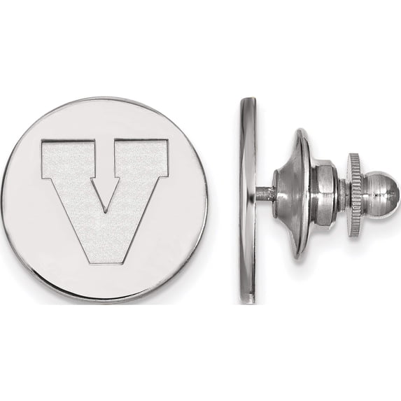 Sterling Silver Rh-Plated Logoart University Of Virginia Lapel Pin (15 X 15) Made In United States ss051uva